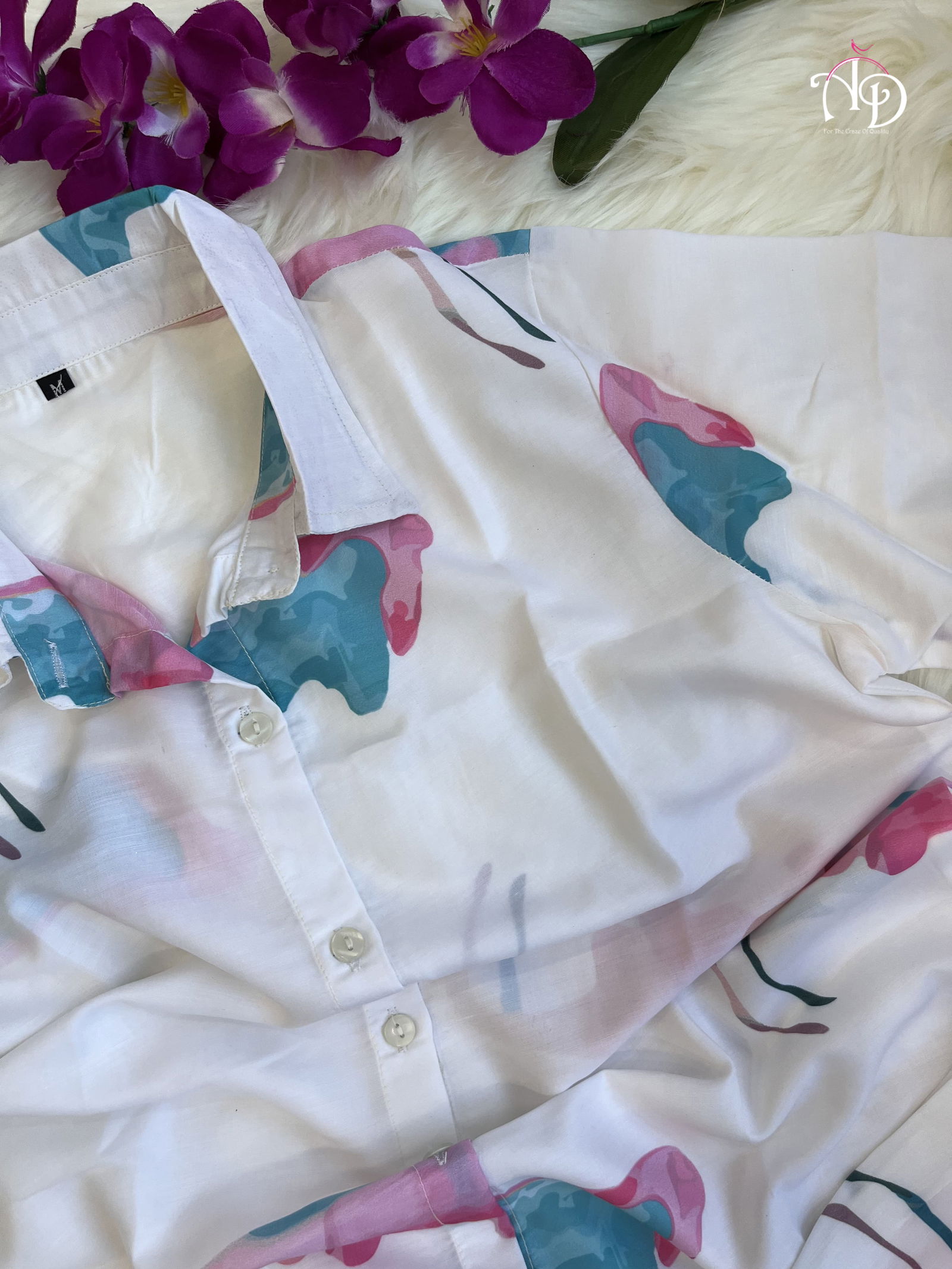 New Muslin Pure Cotton Co-ord Set 